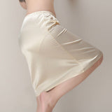 Women Satin Half Slip Underskirt