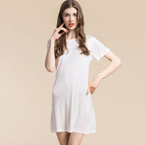 Women Full Slips with Short Sleeve