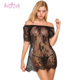 Hot Floral Lace Transparent Lingerie