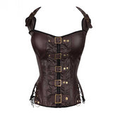 Coffee Colour Steampunk Corset