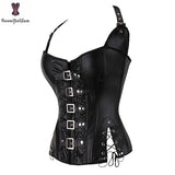 Coffee Colour Steampunk Corset