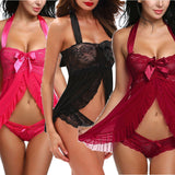 Halter Sexy Lingerie+G-string